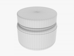 Plastic Jar for Mockup 13 3D Model