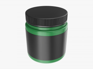 Plastic Jar for Mockup 14 Modelo 3D