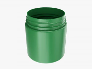 Plastic Jar for Mockup 14 3D Model