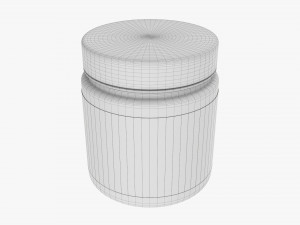 Plastic Jar for Mockup 14 3D Model