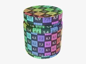 Plastic Jar for Mockup 14 3D Model
