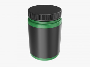 Plastic Jar for Mockup 15 Modelo 3D