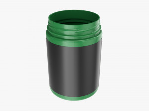 Plastic Jar for Mockup 15 3D Модель