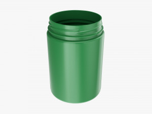 Plastic Jar for Mockup 15 3D Модель