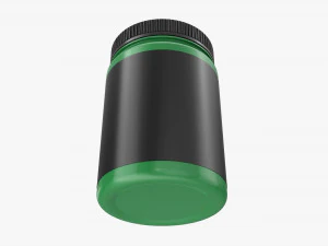 Frasco Pl&aacute;stico para Maquete 15 Modelo 3D