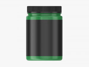 Frasco Pl&aacute;stico para Maquete 15 Modelo 3D