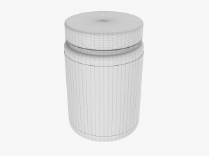 Plastic Jar for Mockup 15 3D Модель