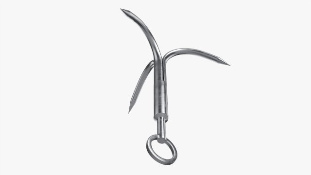  Grappling Hook Grapnel Hook, 3-Claw Stainless Steel