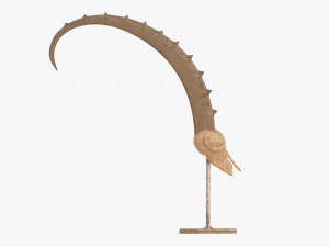 Animal Skull Statuette 3D 모델