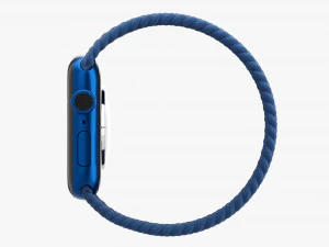 Apple Watch Series 6 Braided Solo Loop Blue 3D Model