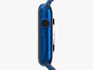 Apple Watch Series 6 Braided Solo Loop Blue 3D Model