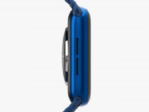 Apple Watch Series 6 Braided Solo Loop Blue 3D Model