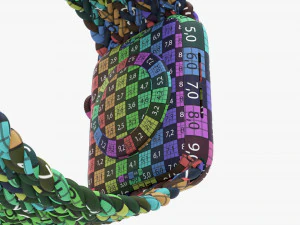 Apple Watch Series 6 Braided Solo Loop Blue 3D Model