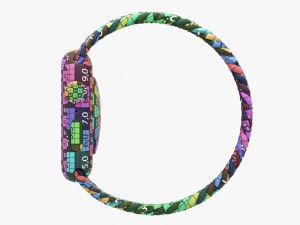 Apple Watch Series 6 Braided Solo Loop Blue 3D Model