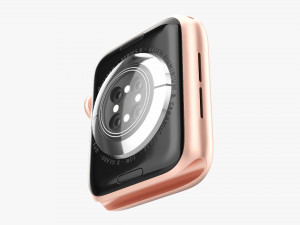 Apple Watch Series 6 Braided Solo Loop Gold 3D Model
