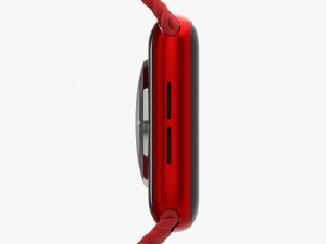 Apple Watch Series 6 Braided Solo Loop Red Modelo 3D