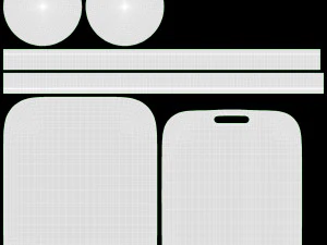 Apple Watch Series 6 Anello in silicone color oro Modello 3D