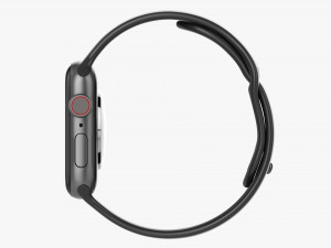 Apple Watch Series 6 Silicone Loop Gray 3D-Modell