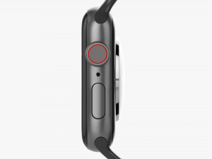 Apple Watch Series 6 Silicone Loop Gray 3D-Modell