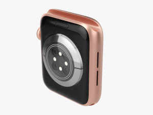 Apple Watch Series 6 Silicone Solo Loop Gold 3D मॉडल