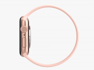 Apple Watch Series 6 Silicone Solo Loop Gold 3D मॉडल