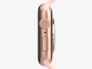 Apple Watch Series 6 Silicone Solo Loop Gold 3D मॉडल