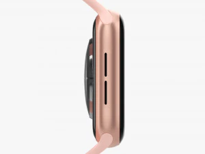 Apple Watch Series 6 Silicone Solo Loop Gold 3D Model