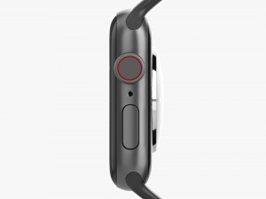 Apple Watch Series 6 Silicone Solo Loop Gray 3D Модель