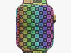 Apple Watch Series 6 Solo Loop in silicone grigio Modello 3D