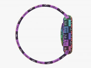 Apple Watch Series 6 Solo Loop in silicone grigio Modello 3D