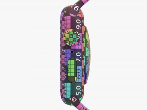 Apple Watch Series 6 Solo Loop in silicone grigio Modello 3D