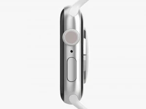Apple Watch Series 6 Silicone Solo Loop Silver 3D Model