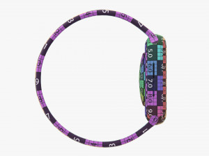 Apple Watch Series 6 Silicone Solo Loop Silver 3D Model