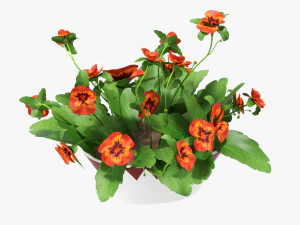 Artificial Potted Plant 01 3D Model