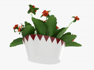 Artificial Potted Plant 01 3D Model