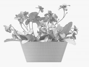 Artificial Potted Plant 01 3D Model