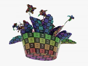 Artificial Potted Plant 01 3D Model
