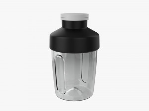 Blender Bottle Small 3D Model