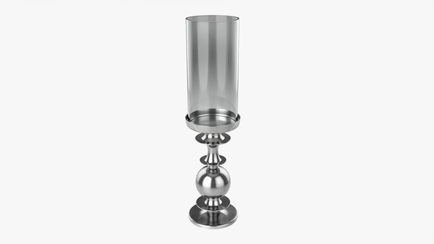 Candle Holder Modern 3D Model .c4d .max .obj .3ds .fbx .stl .blend 