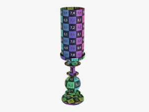 Candle Holder Modern 3D Model