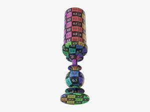 Candle Holder Modern 3D Model