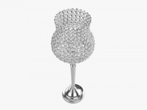 Candle Holder With Crystals Modelo 3D