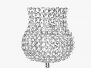 Candle Holder With Crystals Modelo 3D