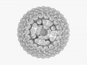 Candle Holder With Crystals Modelo 3D