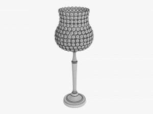 Candle Holder With Crystals Modelo 3D