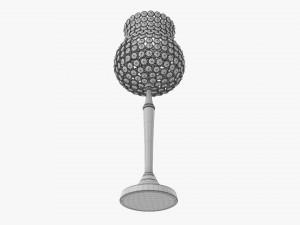 Candle Holder With Crystals Modelo 3D
