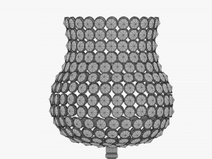 Candle Holder With Crystals Modelo 3D