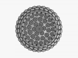 Candle Holder With Crystals Modelo 3D