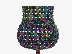 Candle Holder With Crystals Modelo 3D