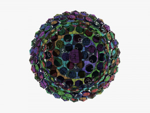 Candle Holder With Crystals Modelo 3D